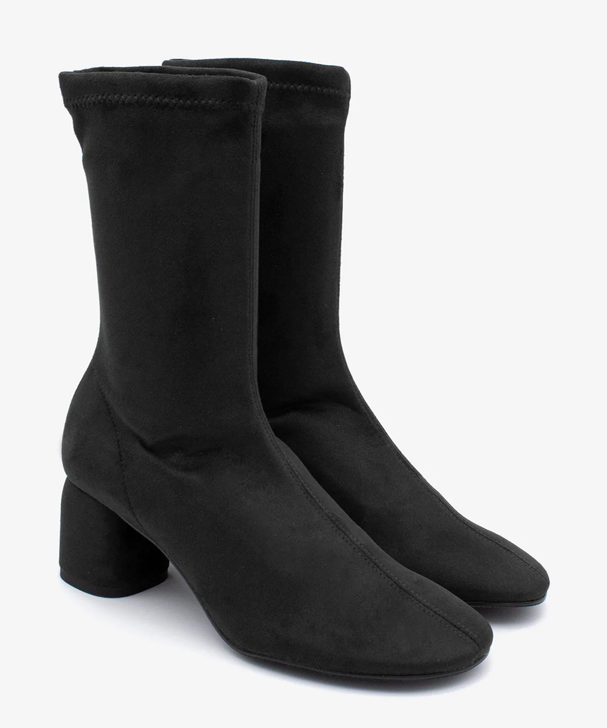 MADEL – Bota de mujer tipo calcetín de caña baja en elástico anteado - Image 11