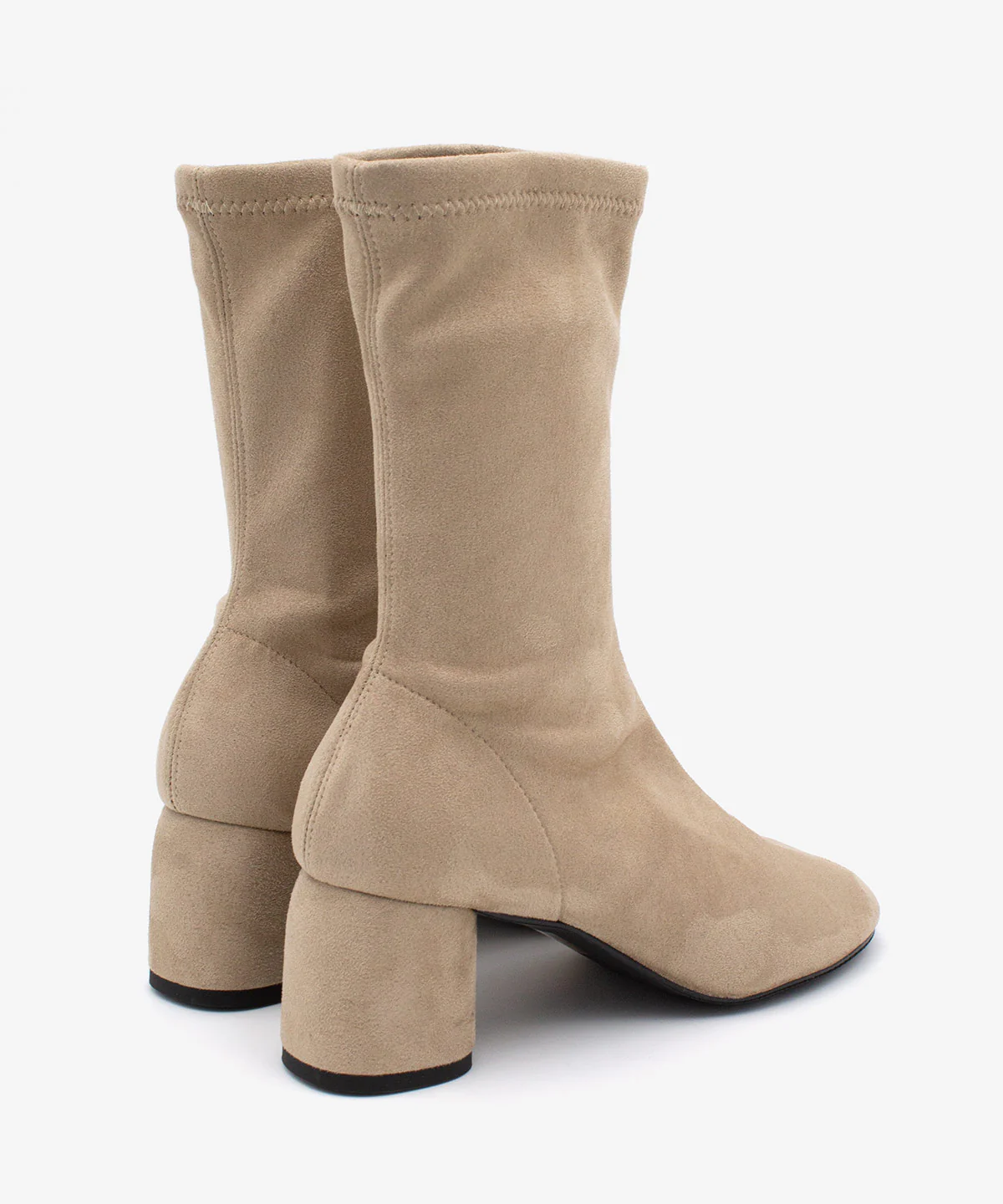 MADEL – Bota de mujer tipo calcetín de caña baja en elástico anteado - Image 3