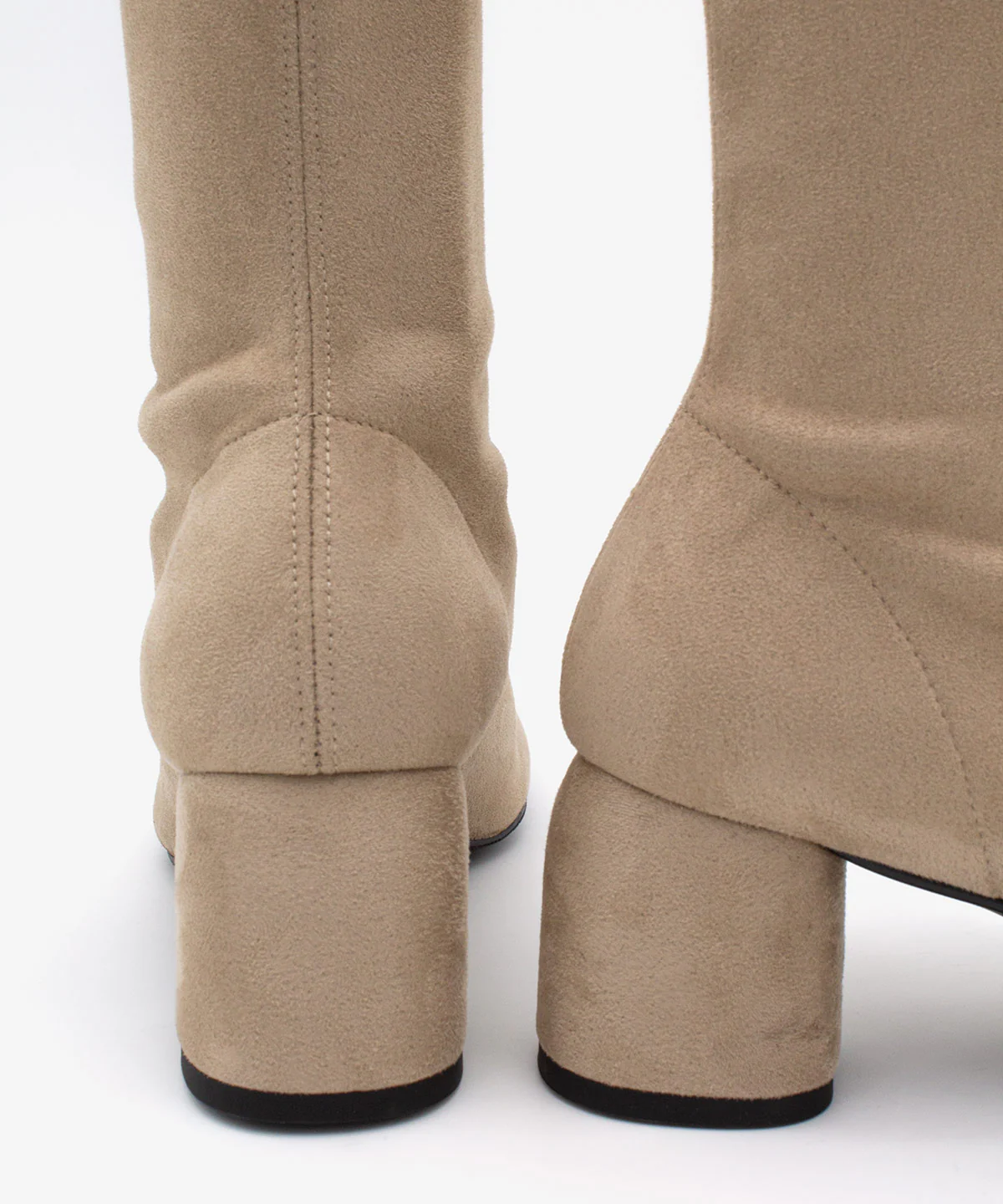 MADEL – Bota de mujer tipo calcetín de caña baja en elástico anteado - Image 4