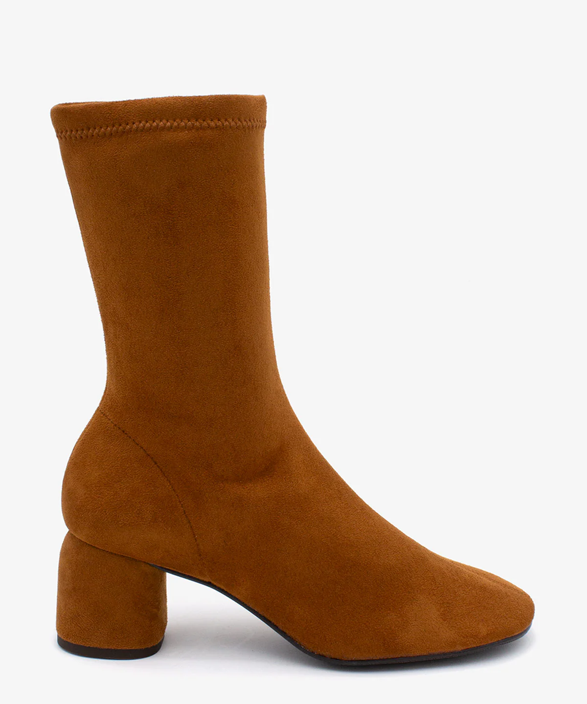 MADEL – Bota de mujer tipo calcetín de caña baja en elástico anteado - Image 5