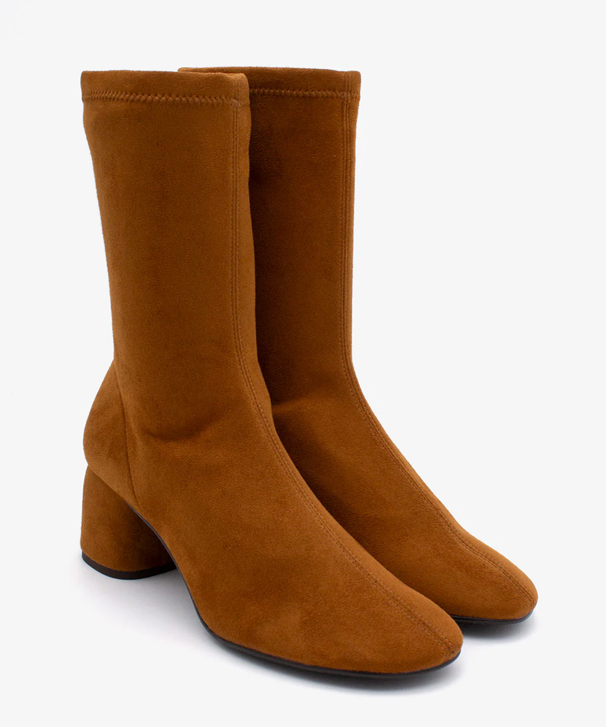 MADEL – Bota de mujer tipo calcetín de caña baja en elástico anteado - Image 6