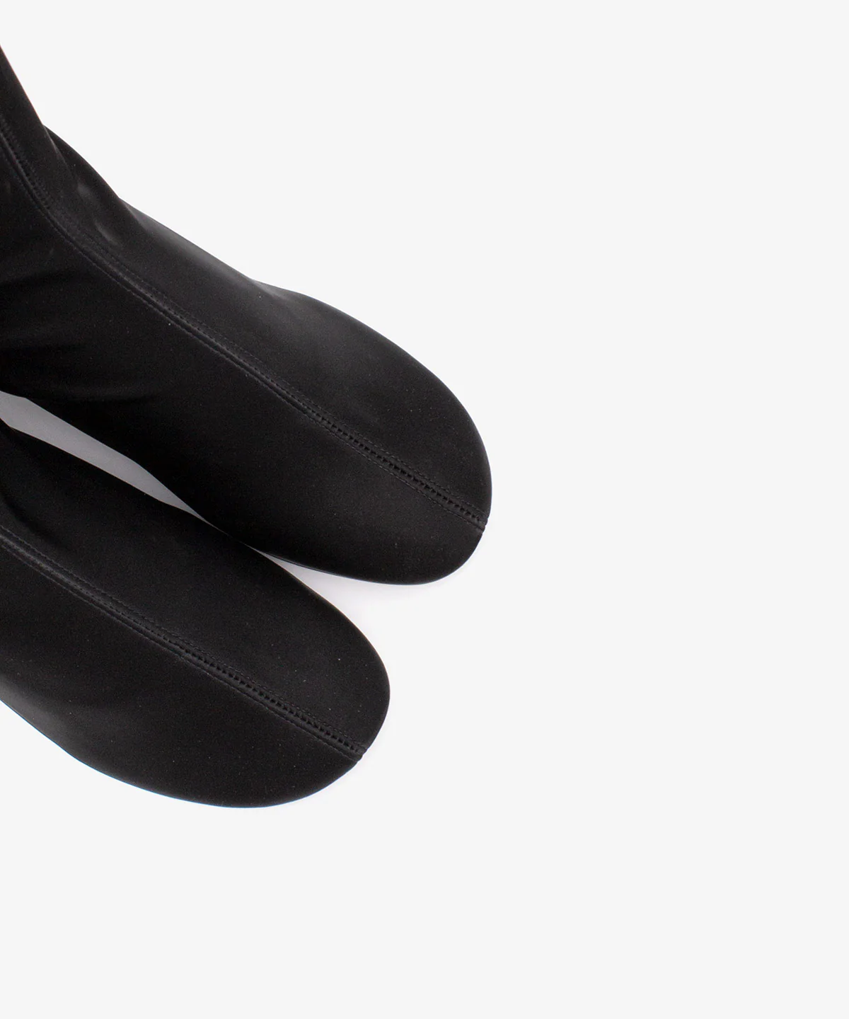 MADEL – Bota de mujer tipo calcetín de caña baja en elástico brillante - Image 11
