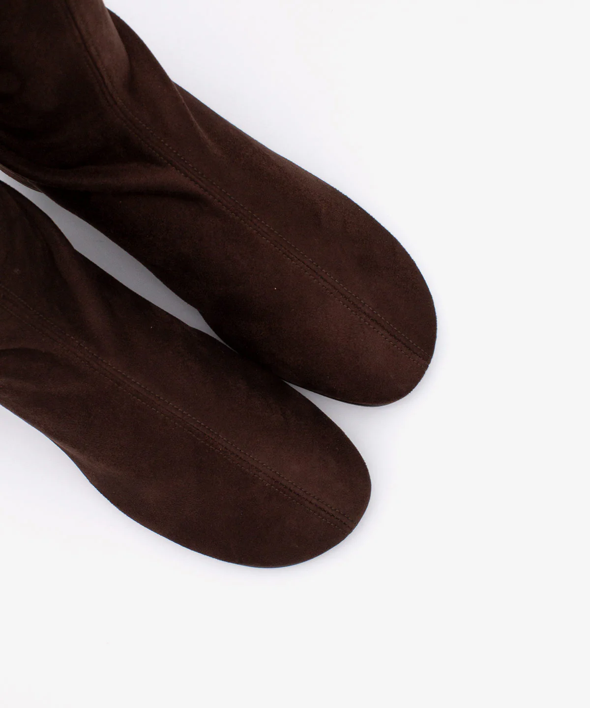 MADELINE – Bota de mujer tipo calcetín de caña alta con tacón en elástico anteado - Image 9