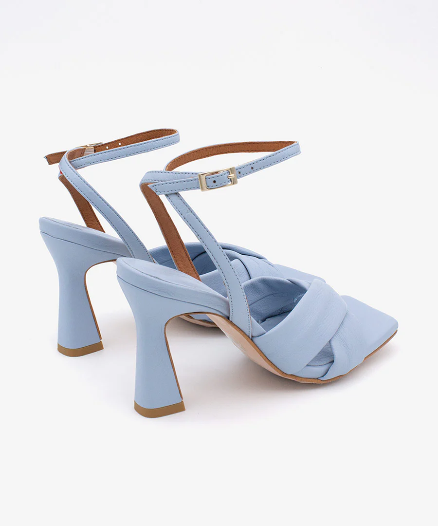 MAELLE – Sandalia con pala cruzada y tacón alto en piel - Image 14