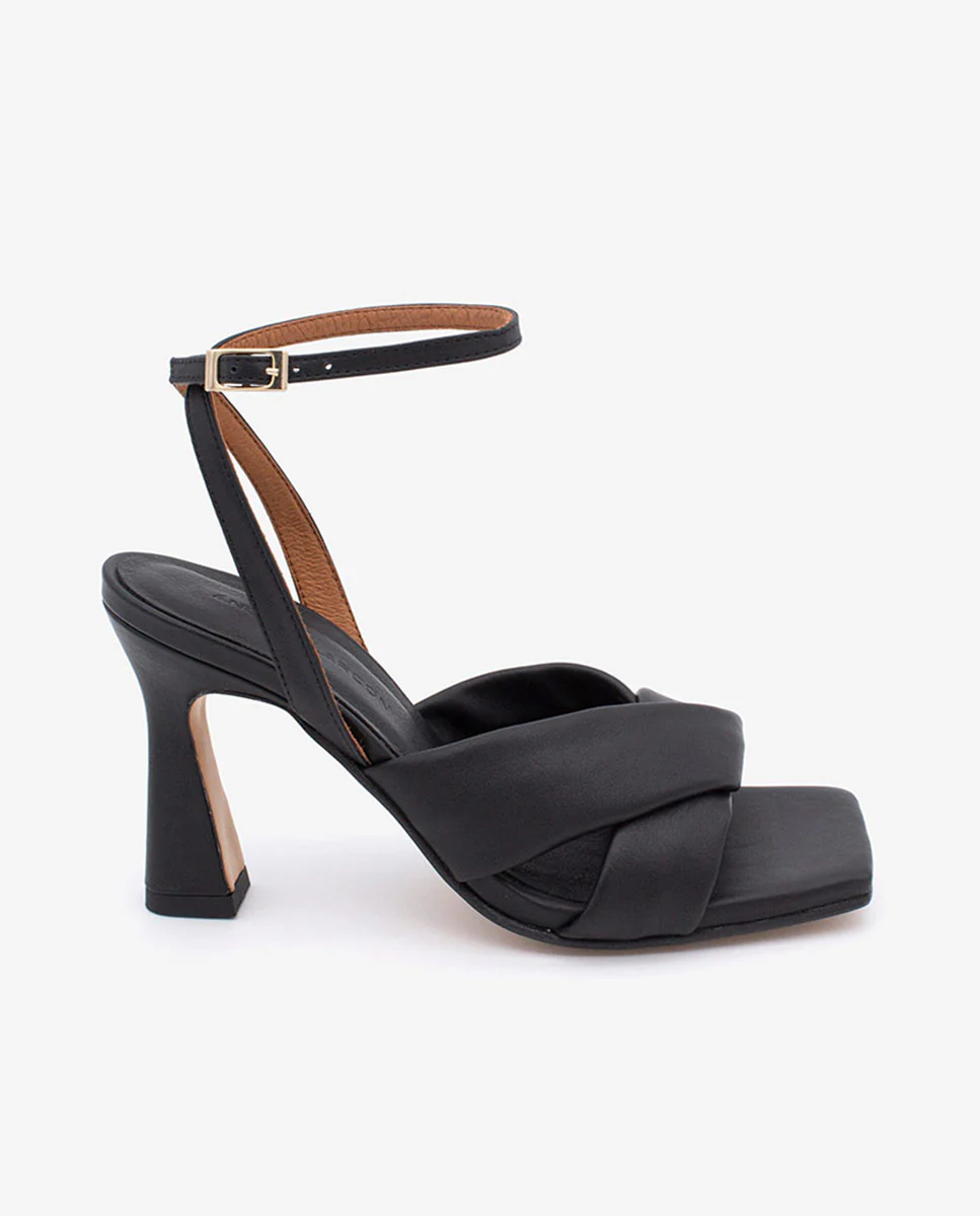 MAELLE – Sandalia con pala cruzada y tacón alto en piel - Image 6