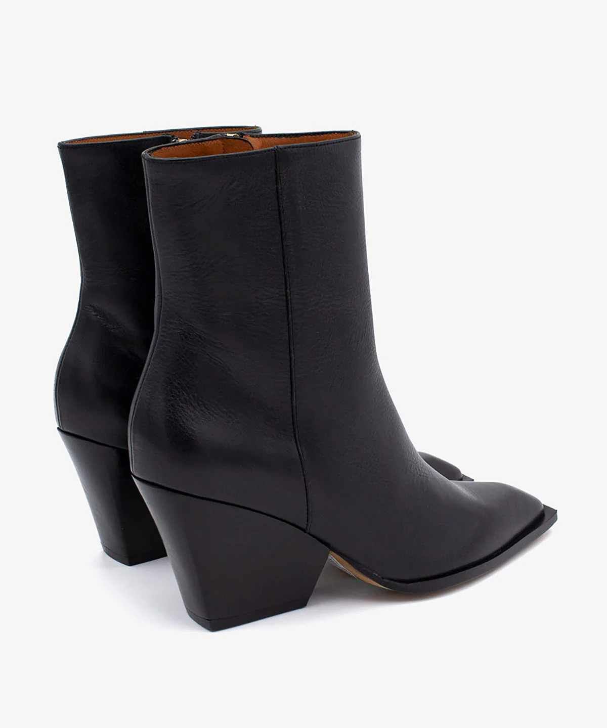 MIRETTE – Botín de mujer con tacón ancho y diseño moderno de piel natural - Image 11
