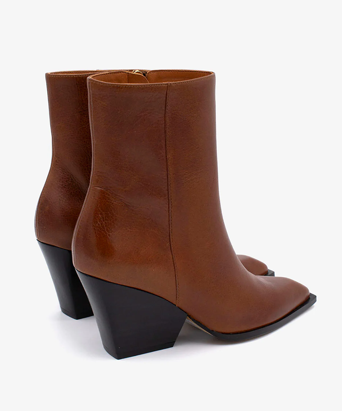 MIRETTE – Botín de mujer con tacón ancho y diseño moderno de piel natural - Image 5