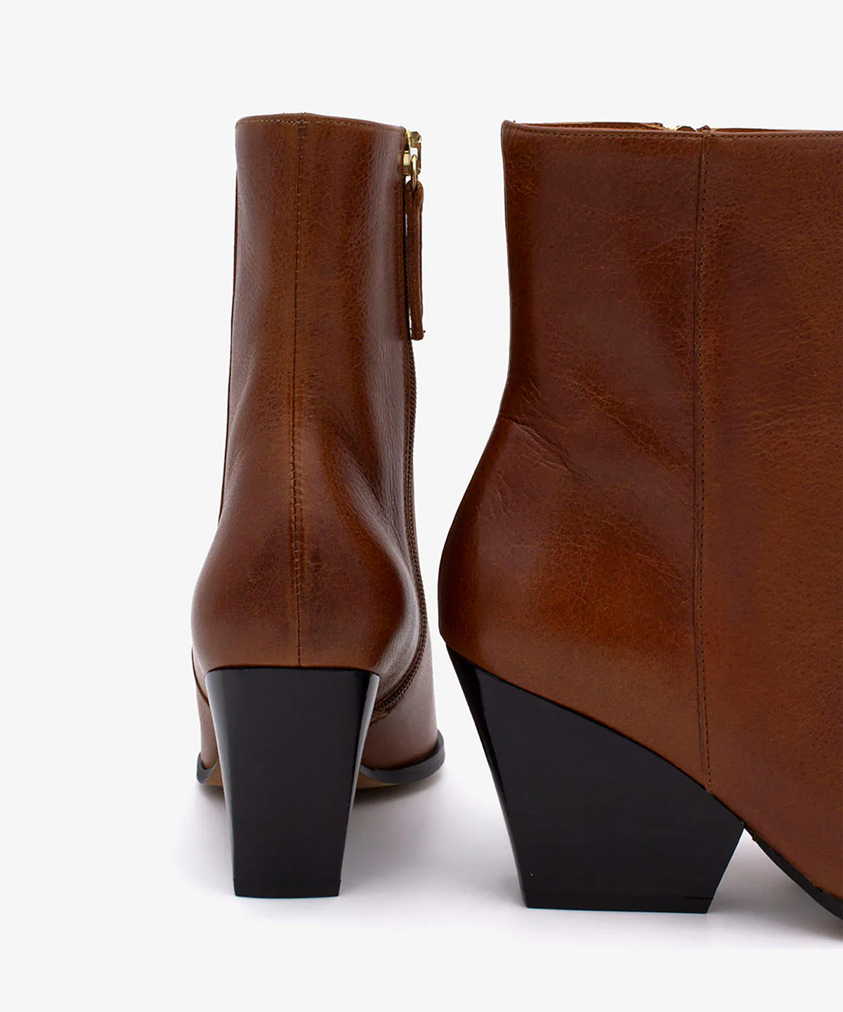 MIRETTE – Botín de mujer con tacón ancho y diseño moderno de piel natural - Image 8