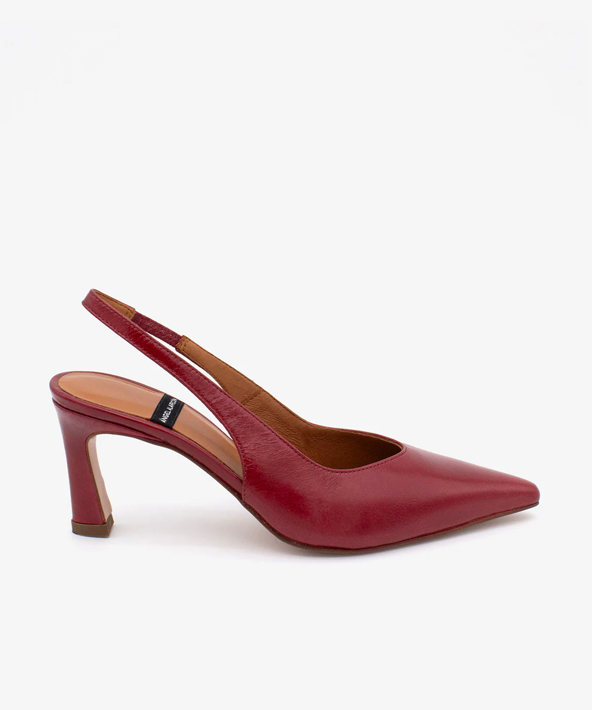 NARA – Stiletto destalonado con tacón alto de piel texturizada - Image 12