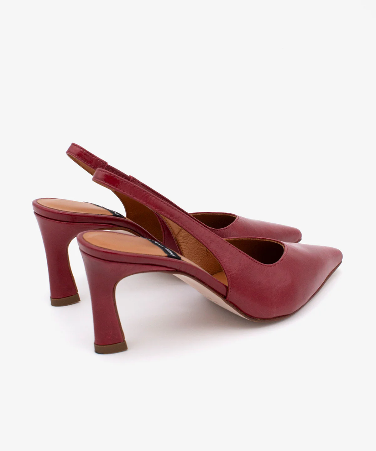 NARA – Stiletto destalonado con tacón alto de piel texturizada - Image 15