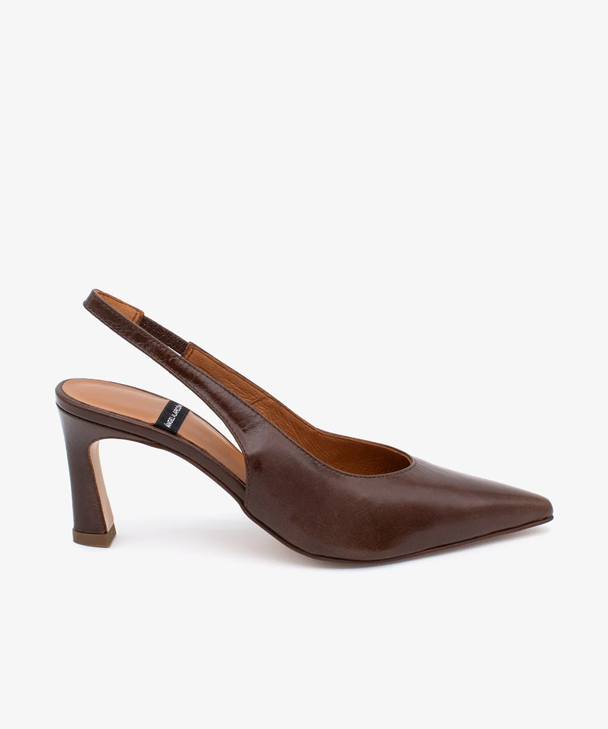 NARA – Stiletto destalonado con tacón alto de piel texturizada - Image 18