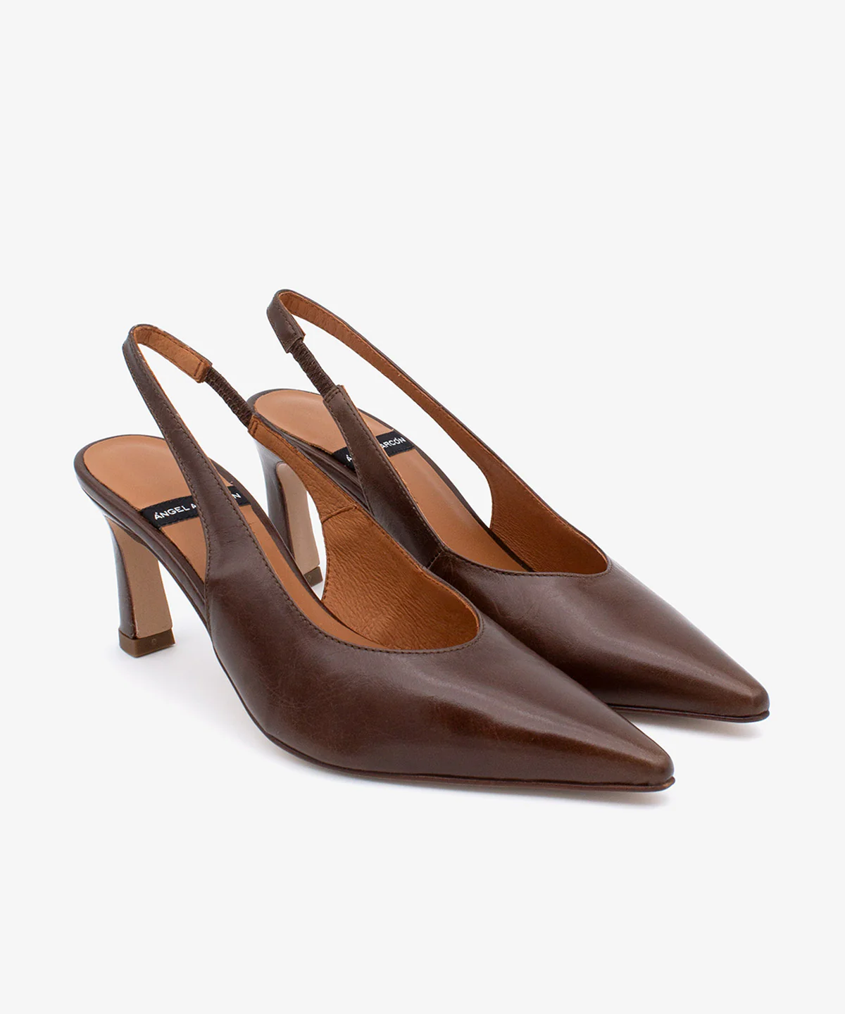 NARA – Stiletto destalonado con tacón alto de piel texturizada - Image 19