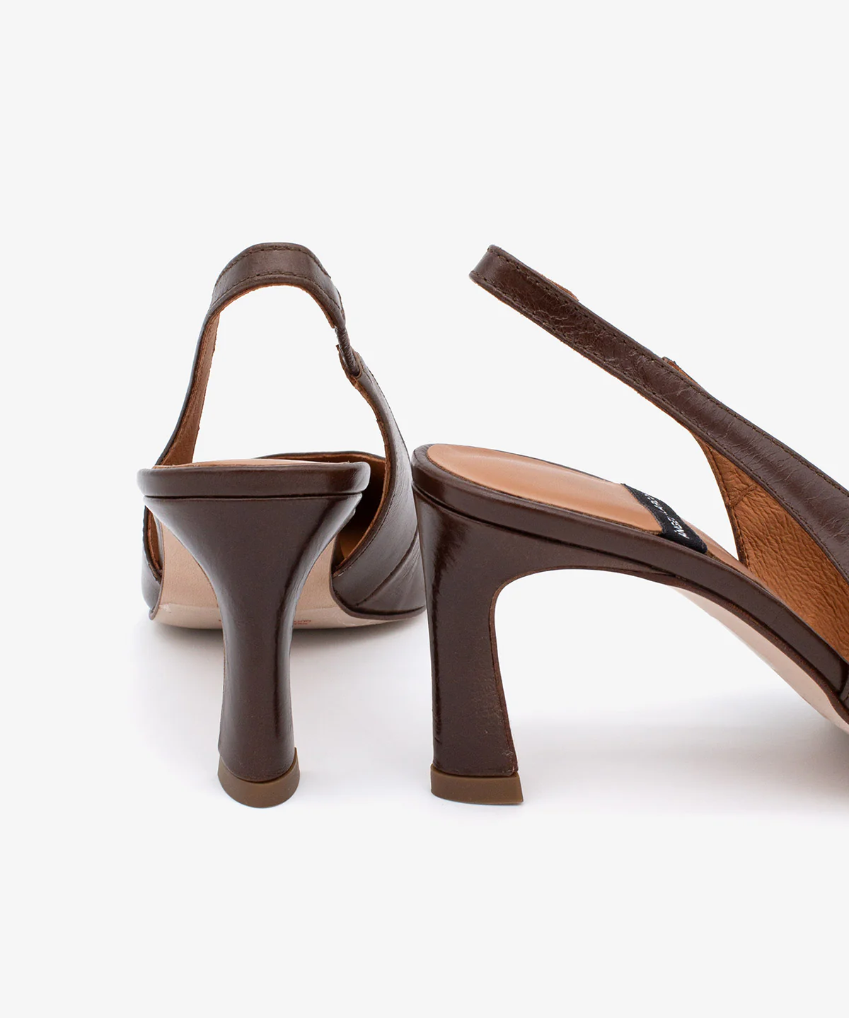 NARA – Stiletto destalonado con tacón alto de piel texturizada - Image 22