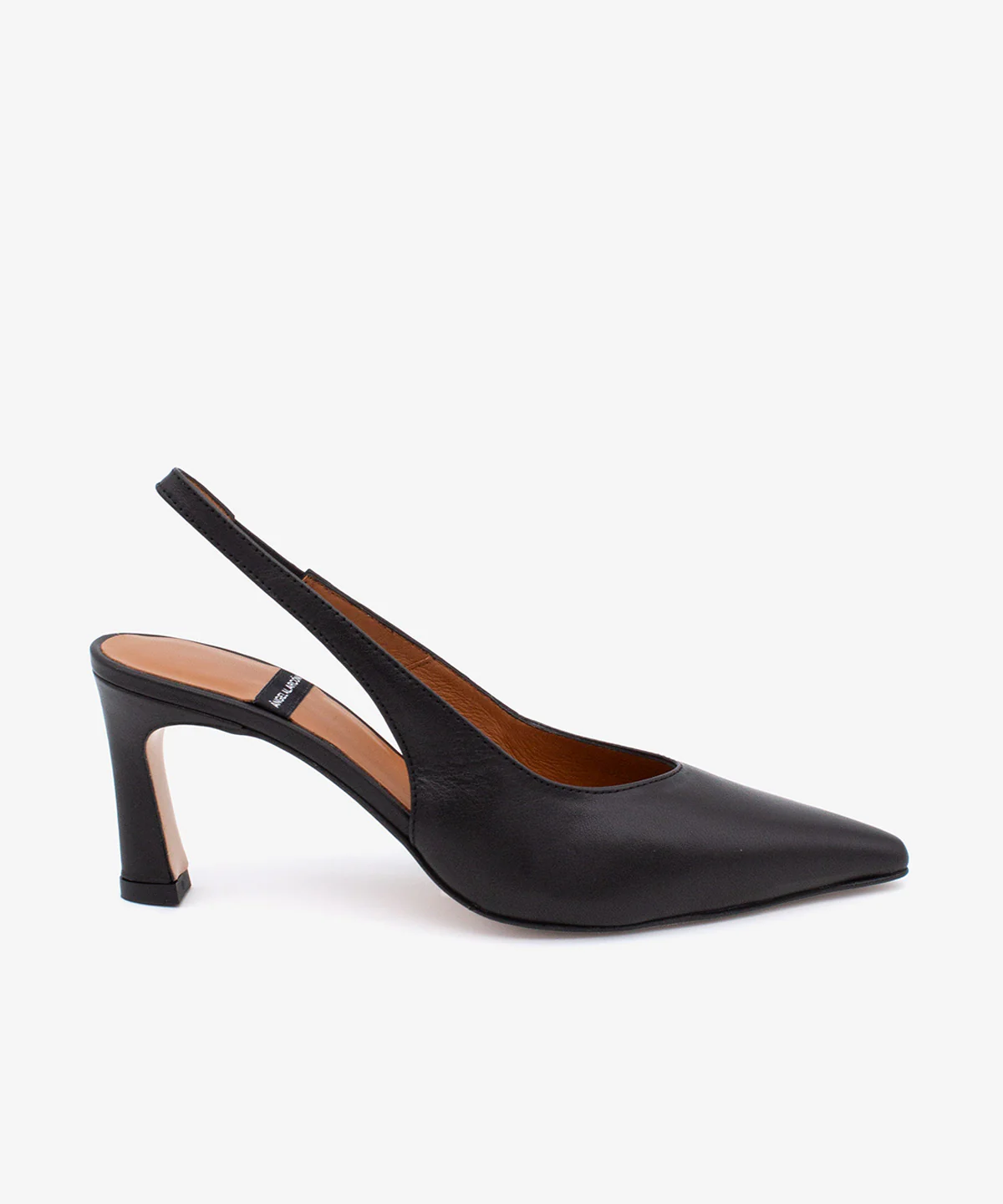 NARA – Stiletto destalonado con tacón alto de piel suave - Image 11