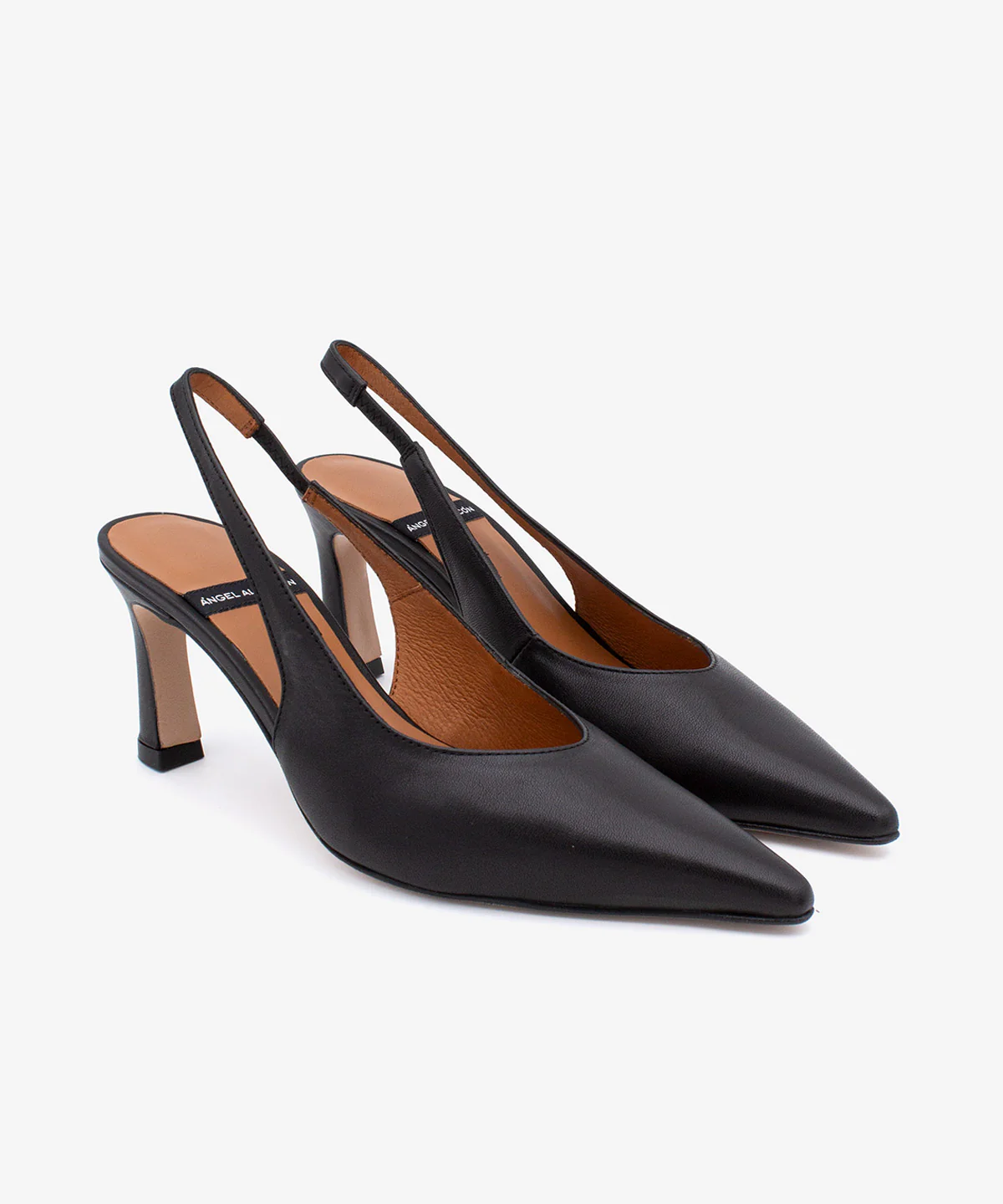 NARA – Stiletto destalonado con tacón alto de piel suave - Image 12