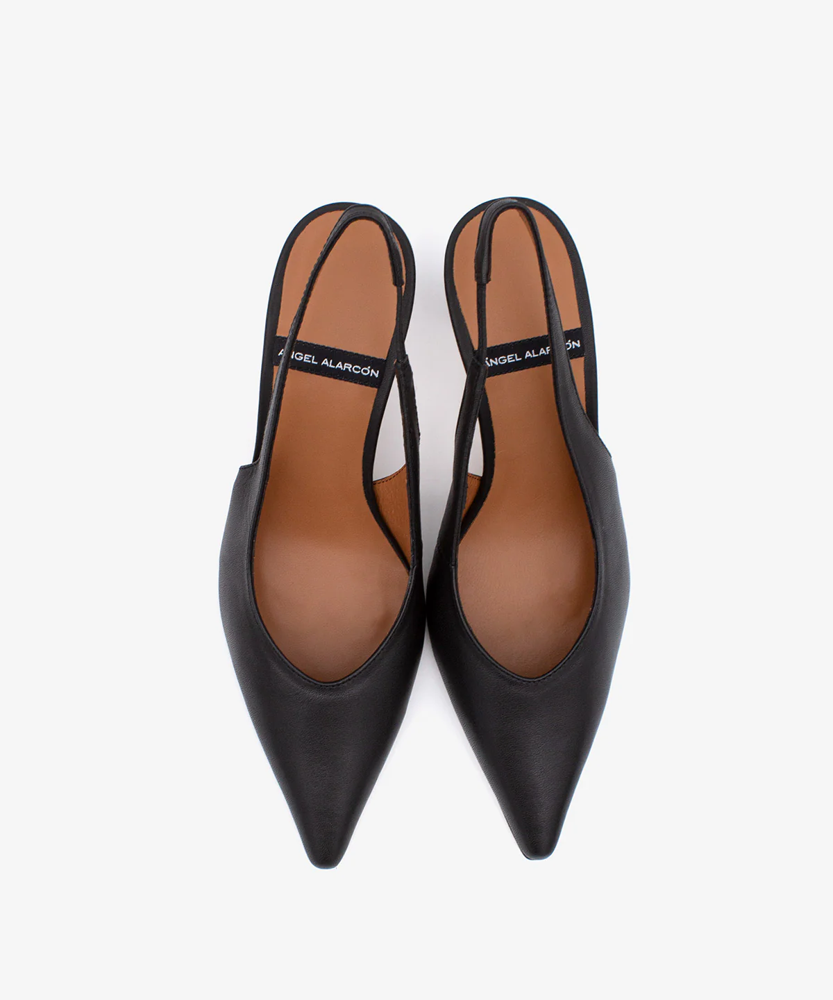 NARA – Stiletto destalonado con tacón alto de piel suave - Image 14