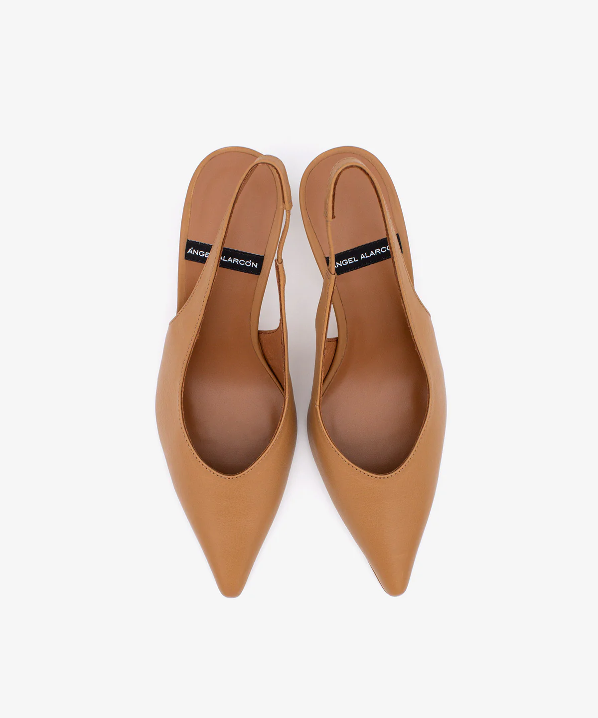 NARA – Stiletto destalonado con tacón alto de piel suave - Image 9