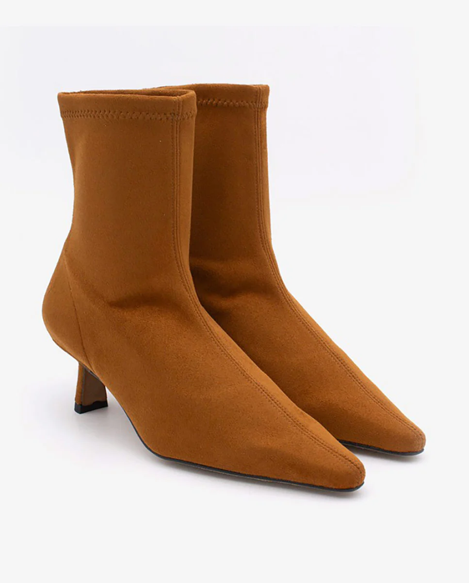 NELLY – Botines elásticos de tipo calcetín con tacón bajo - Image 2