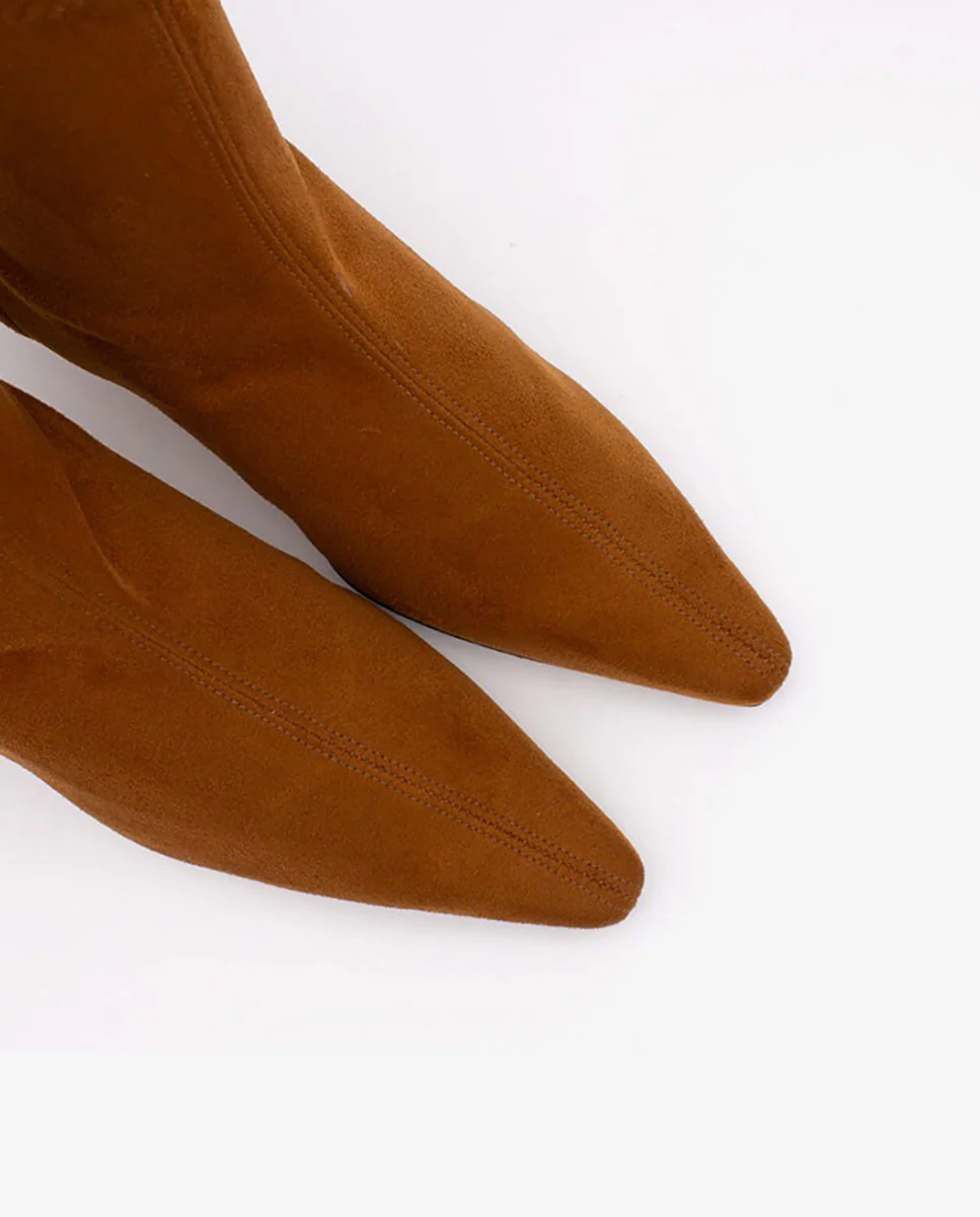 NELLY – Botines elásticos de tipo calcetín con tacón bajo - Image 4