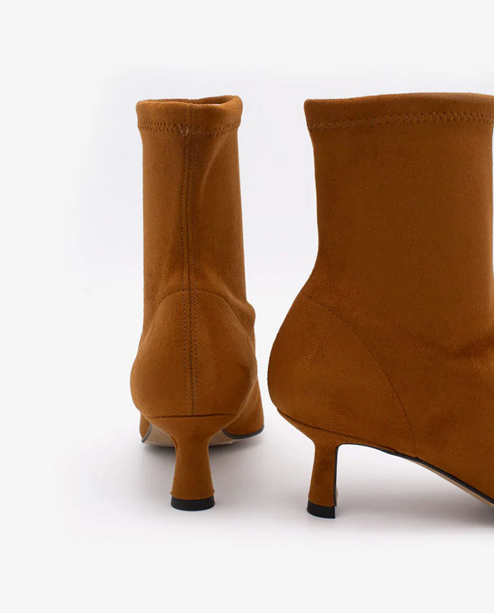 NELLY – Botines elásticos de tipo calcetín con tacón bajo - Image 5