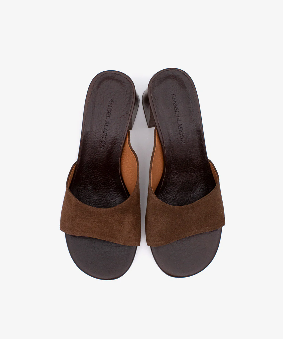PATRIZIA – Mule con tacón alto ancho efecto madera de serraje - Image 10