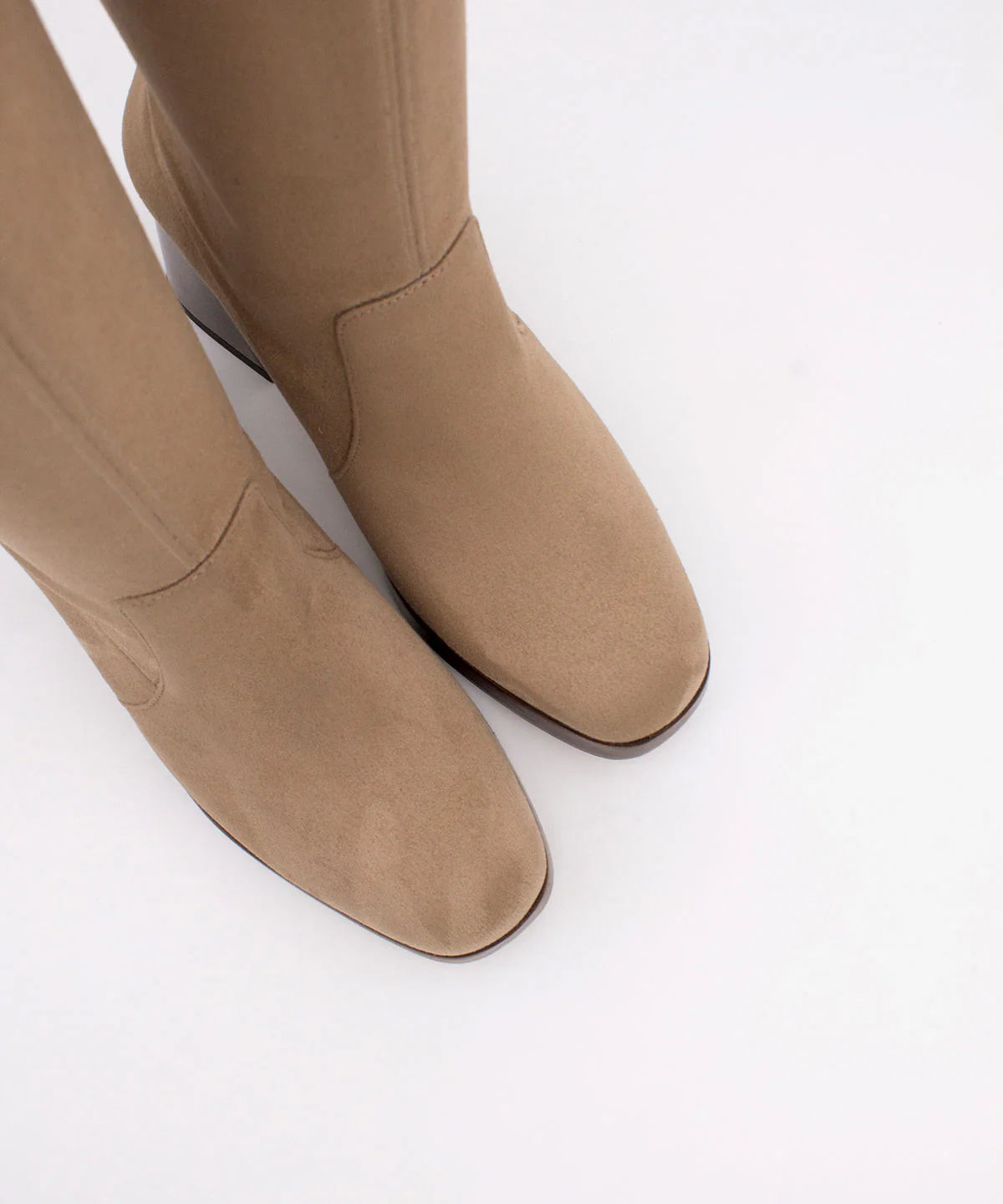 SIELTA – Bota elástica anteada con tacón ancho y plataforma - Image 5