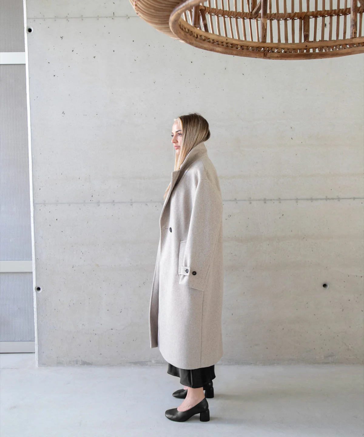 TESSA - Salón de mujer cómodo con tacón ancho de piel natural - Image 11