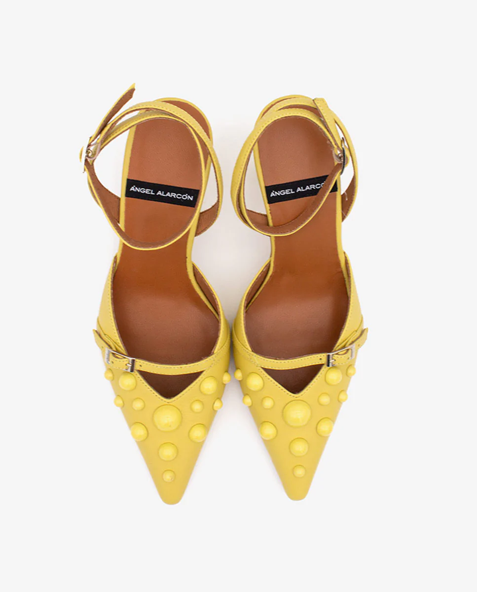 THERESE - Zapatos de salón atado al tobillo con adornos de piel - Image 17