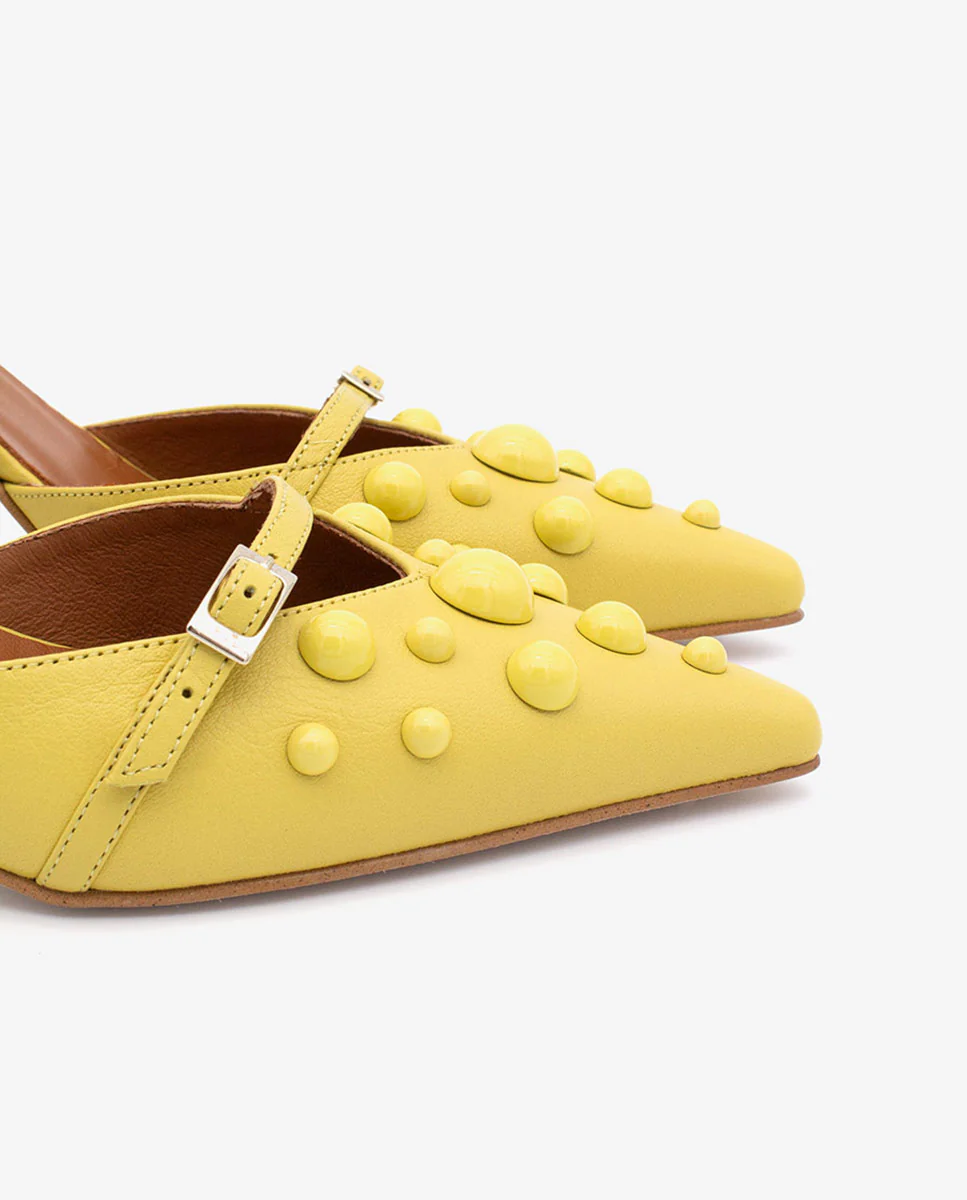 THERESE - Zapatos de salón atado al tobillo con adornos de piel - Image 18