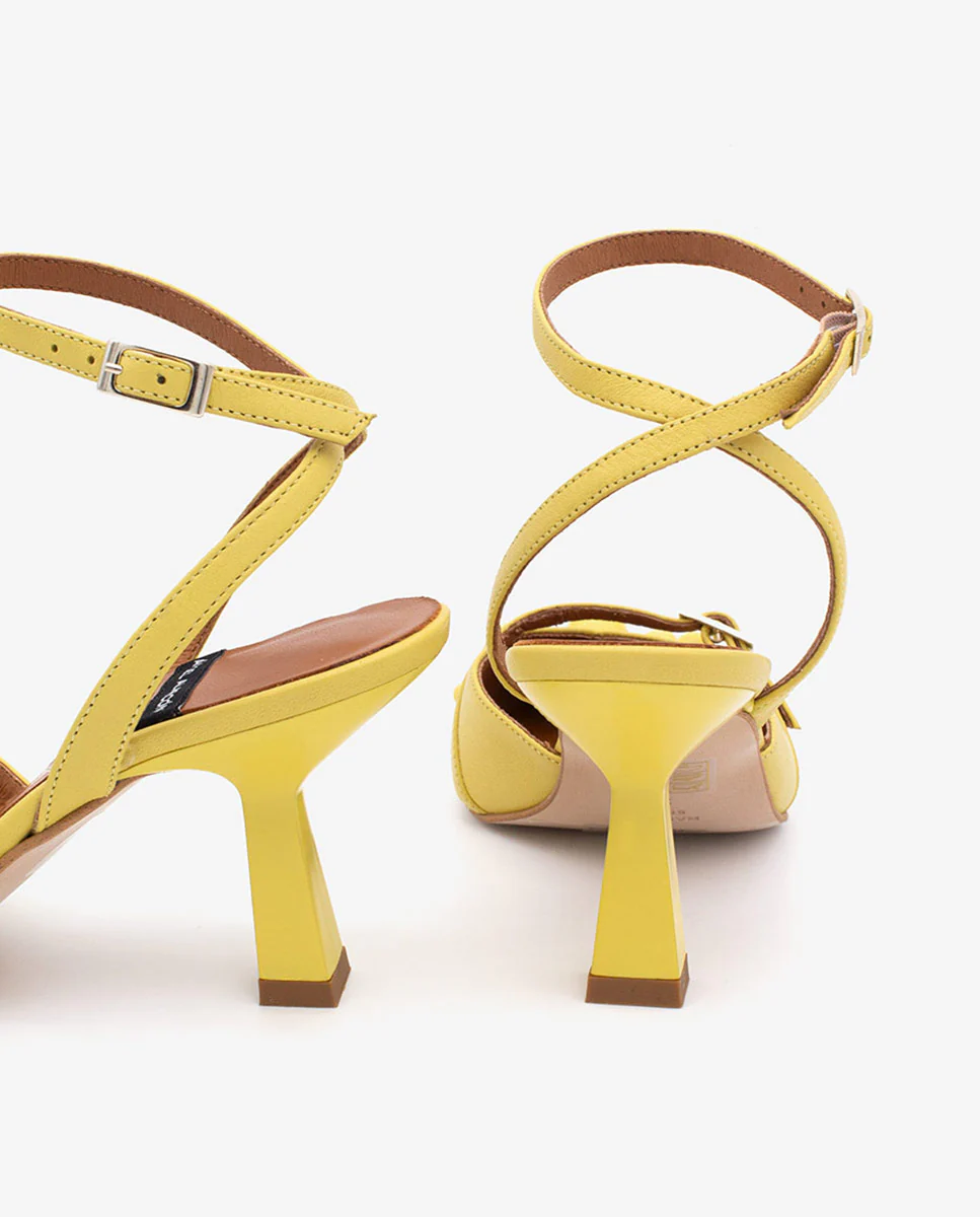 THERESE - Zapatos de salón atado al tobillo con adornos de piel - Image 19