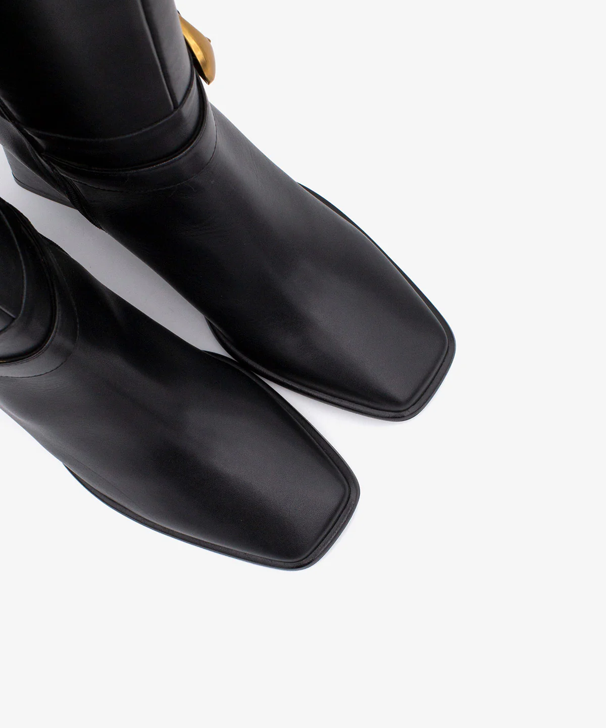 TIARA – Bota de mujer de caña alta con tacón ancho de piel - Image 5