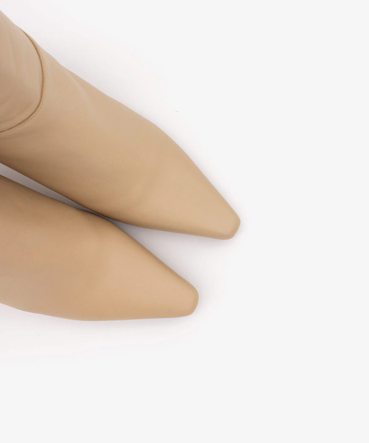 UMAY – Bota alta de piel con tacón bajo - Image 4