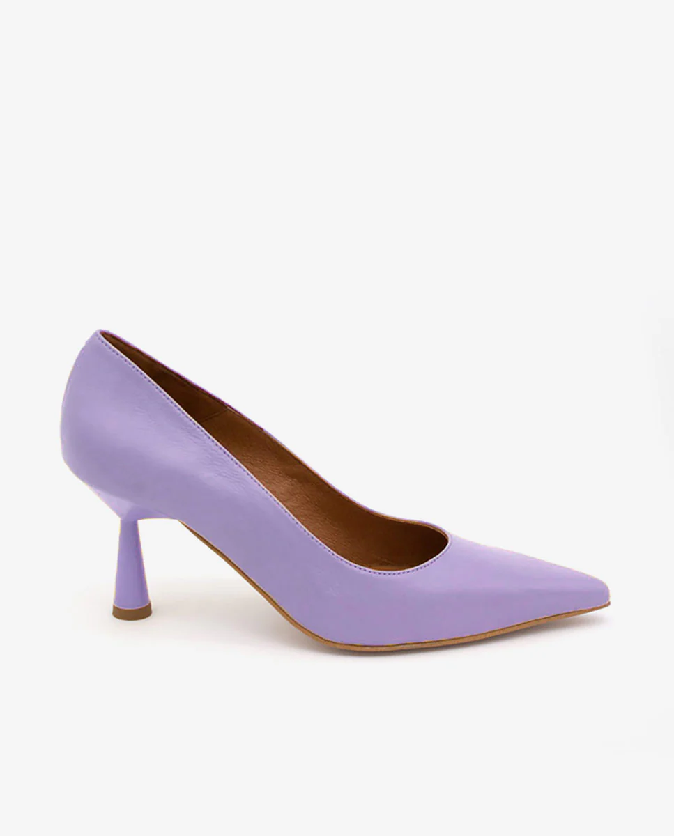 VEGA – Stiletto de piel con tacón de diseño