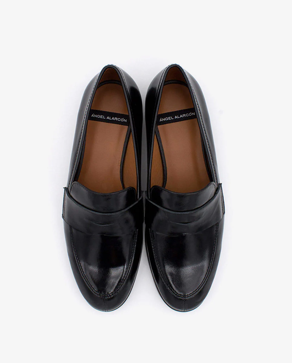ZAMA – Mocasín de mujer plano de piel - Image 12