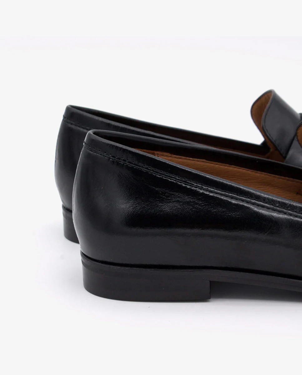 ZAMA – Mocasín de mujer plano de piel - Image 13