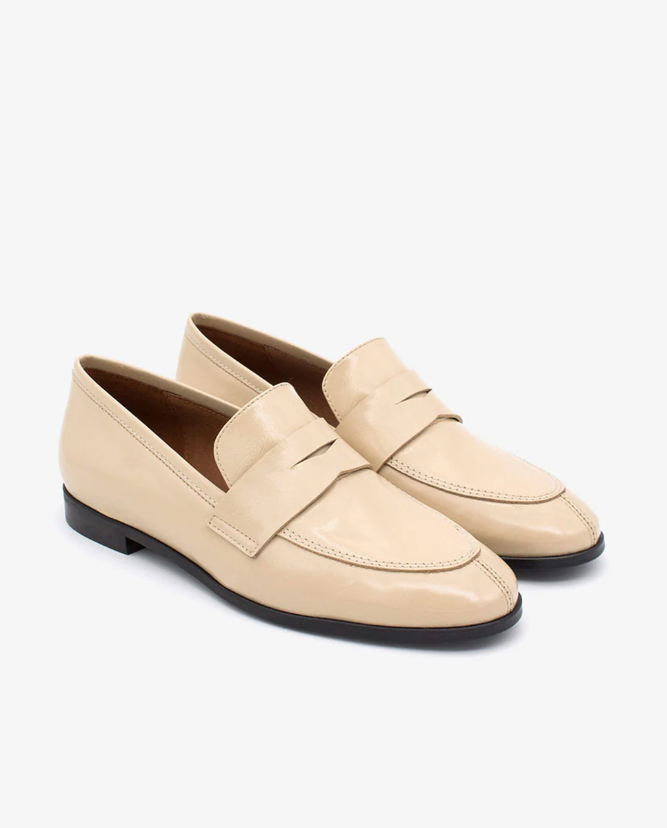 ZAMA – Mocasín de mujer plano de piel - Image 3