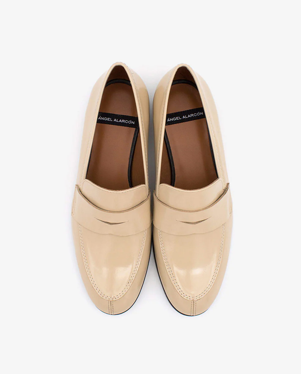 ZAMA – Mocasín de mujer plano de piel - Image 5