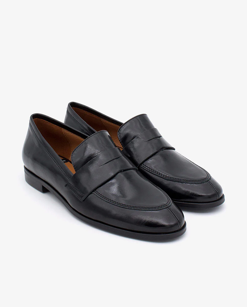 ZAMA – Mocasín de mujer plano de piel - Image 9