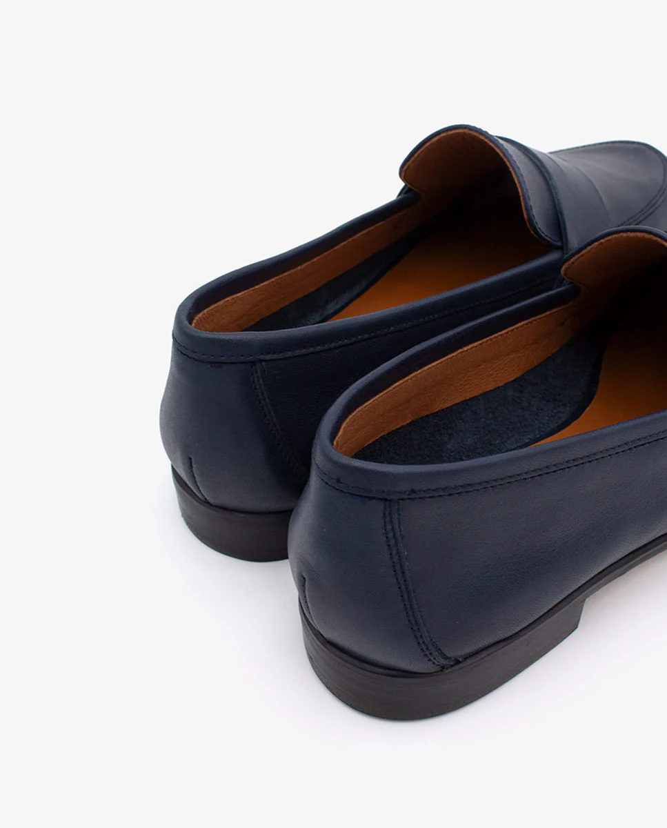 ZAMA – Mocasines planos con antifaz de piel - Image 5